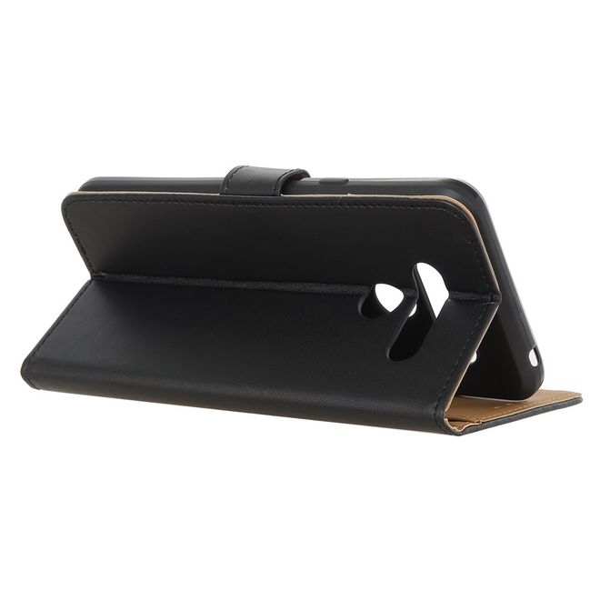 LG K61 Phone Case - Classic II Leather Bookcover Series - Black