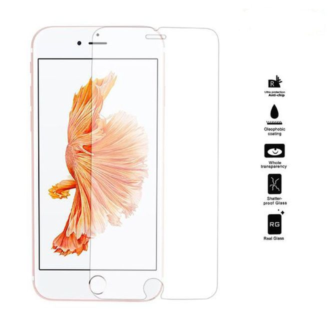 Protection d'écran en verre trempé transparent pour iPhone SE (2022) / SE (2020) / 8 / 7 - 0,25 mm d'épaisseur