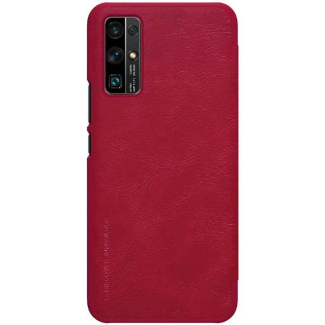 Nillkin - Huawei Honor 30 Hülle - Leder Book Case - Qin Series - rot