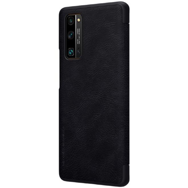 Nillkin - Huawei Honor 30 Pro Hülle - Leder Book Case - Qin Series - schwarz