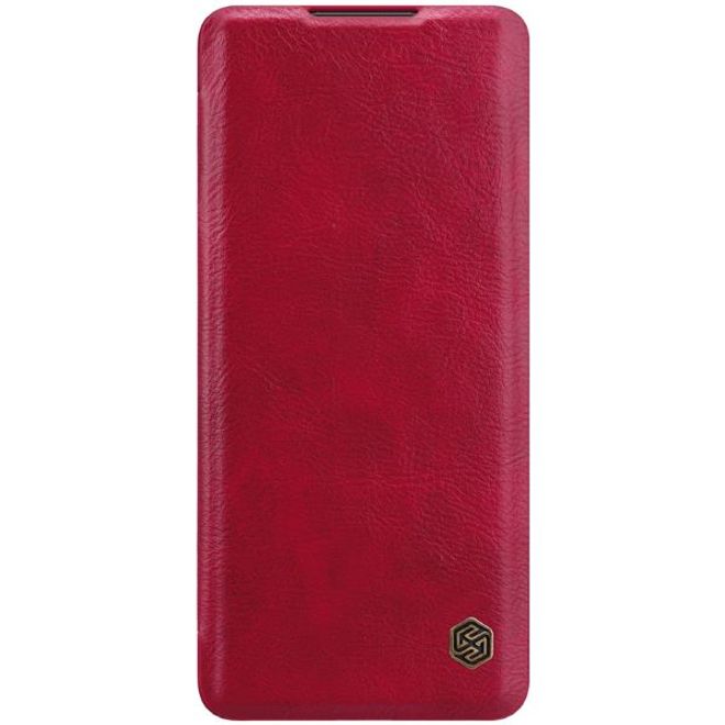 Nillkin - Huawei Honor 30 Pro Hülle - Leder Book Case - Qin Series - rot