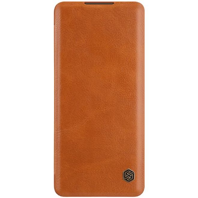 Nillkin - Huawei Honor 30 Pro Hülle - Leder Book Case - Qin Series - braun