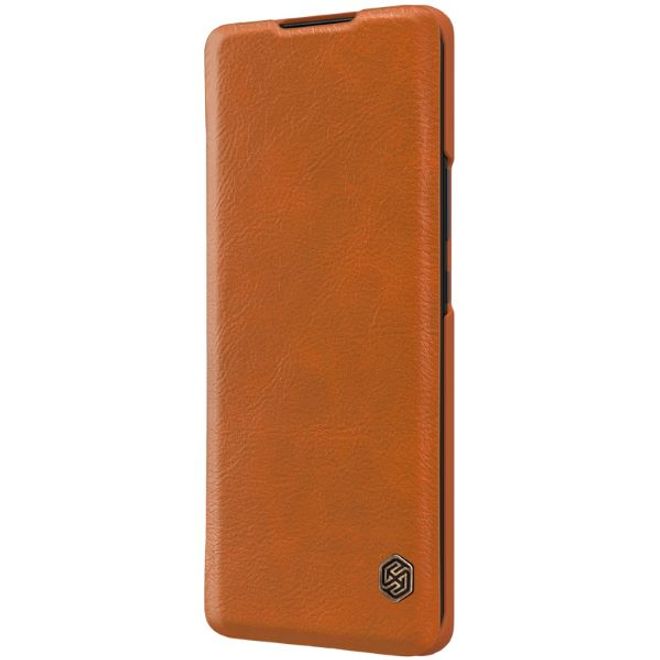 Nillkin - Huawei Honor 30 Pro Hülle - Leder Book Case - Qin Series - braun