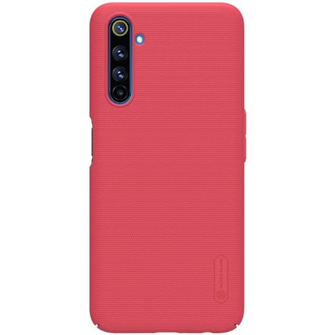 Nillkin - Oppo Realme 6 Pro Hülle - Plastik Case - Super Frosted Shield Series - rot