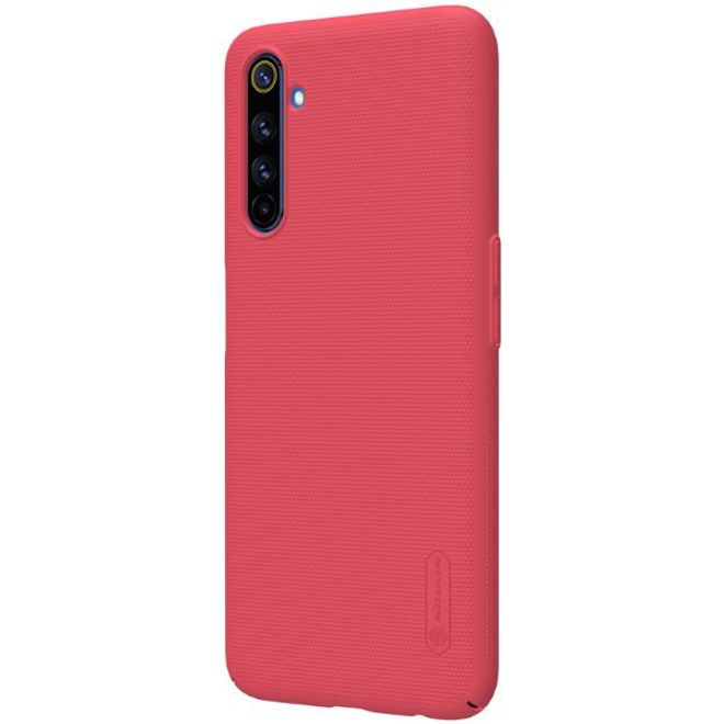 Nillkin - Oppo Realme 6 Pro Hülle - Plastik Case - Super Frosted Shield Series - rot