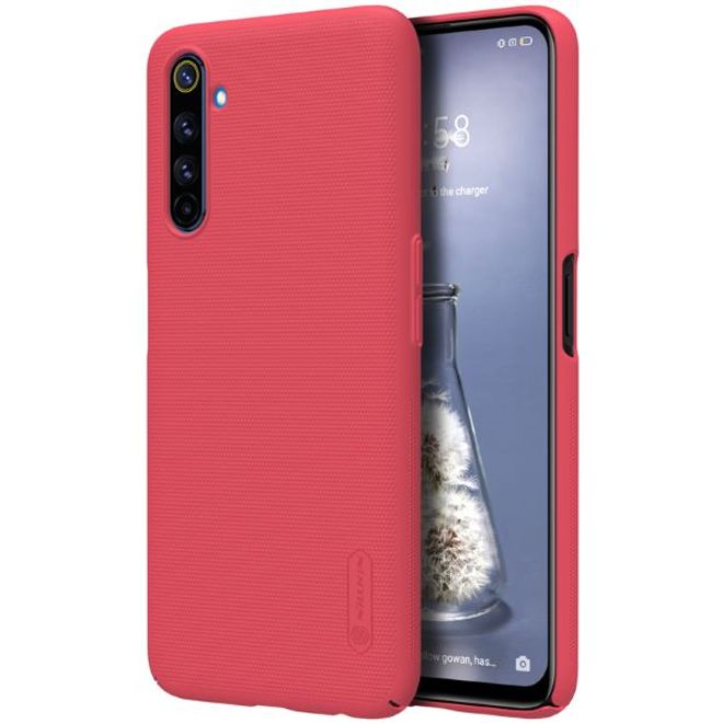 Nillkin - Oppo Realme 6 Pro Hülle - Plastik Case - Super Frosted Shield Series - rot