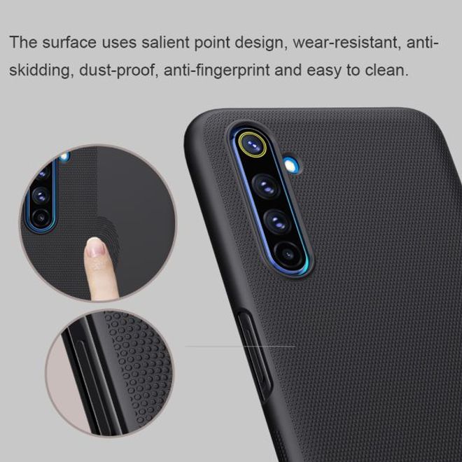Nillkin - Oppo Realme 6 Pro Hülle - Plastik Case - Super Frosted Shield Series - rot