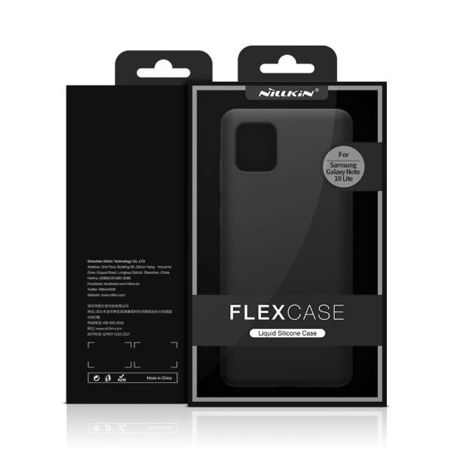 Nillkin - Samsung Galaxy Note 10 Lite Handyhülle - Case aus flexiblem Plastik/Silikon - Flex Pure Series - blau