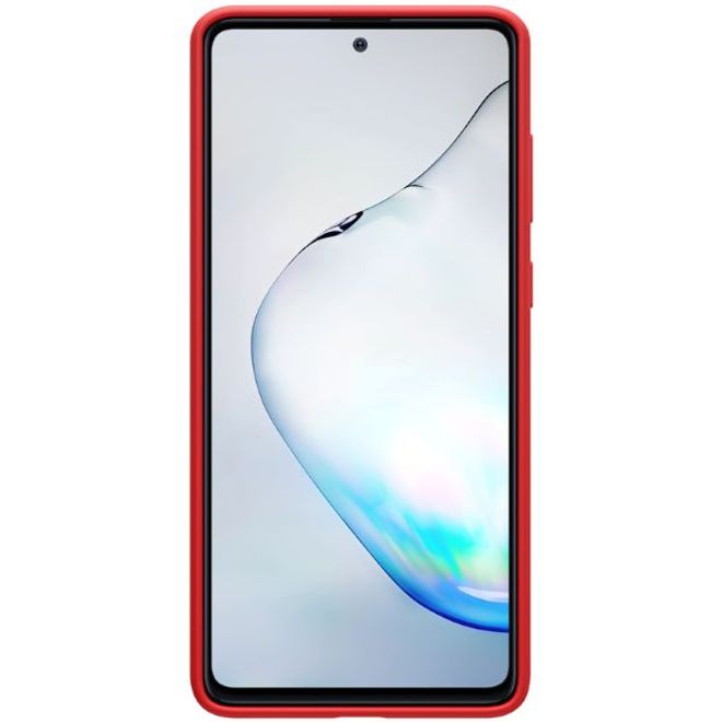 Nillkin - Samsung Galaxy Note 10 Lite Handyhülle - Case aus flexiblem Plastik/Silikon - Flex Pure Series - rot