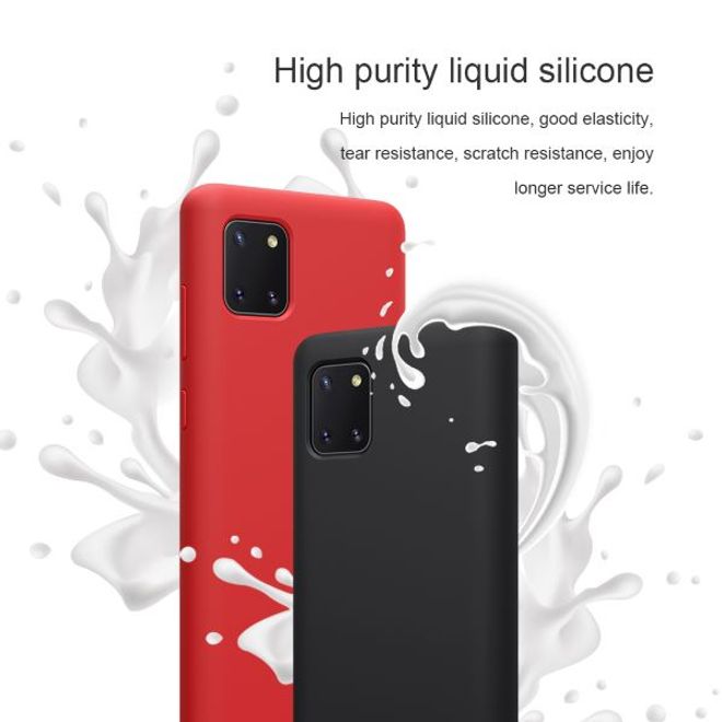 Nillkin - Samsung Galaxy Note 10 Lite Handyhülle - Case aus flexiblem Plastik/Silikon - Flex Pure Series - rot