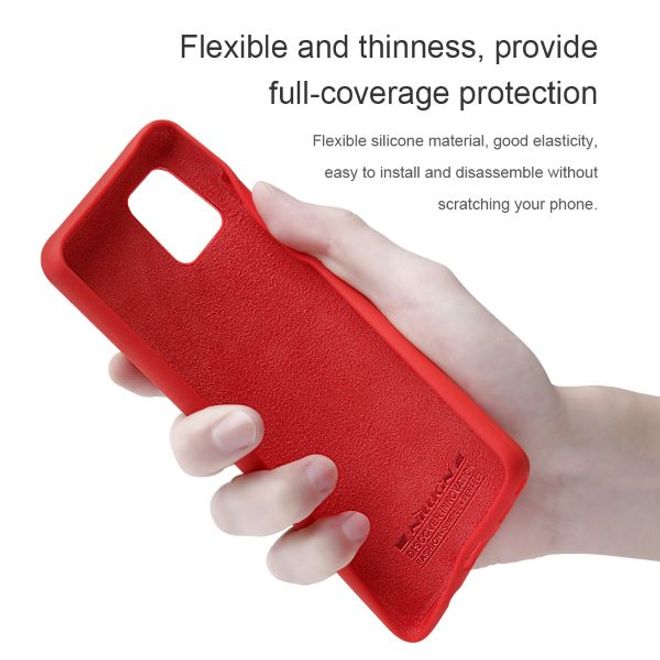Nillkin - Samsung Galaxy Note 10 Lite Handyhülle - Case aus flexiblem Plastik/Silikon - Flex Pure Series - rot