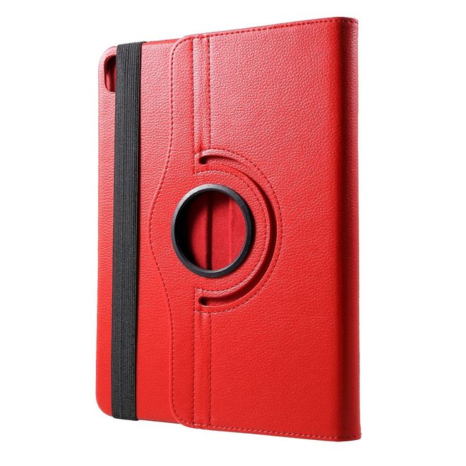 Étui pour iPad Pro 11 (2022 / 2021 / 2020) - Étui en cuir rotatif à 360° - Rouge