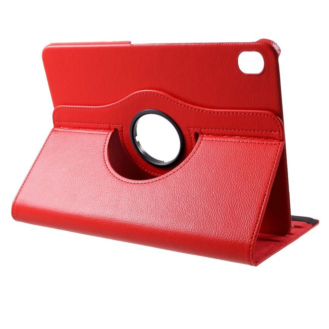 Étui pour iPad Pro 11 (2022 / 2021 / 2020) - Étui en cuir rotatif à 360° - Rouge