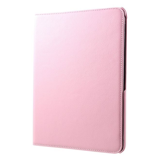 Étui pour iPad Pro 11 (2022 / 2021 / 2020) - Étui en cuir rotatif à 360° - Rose
