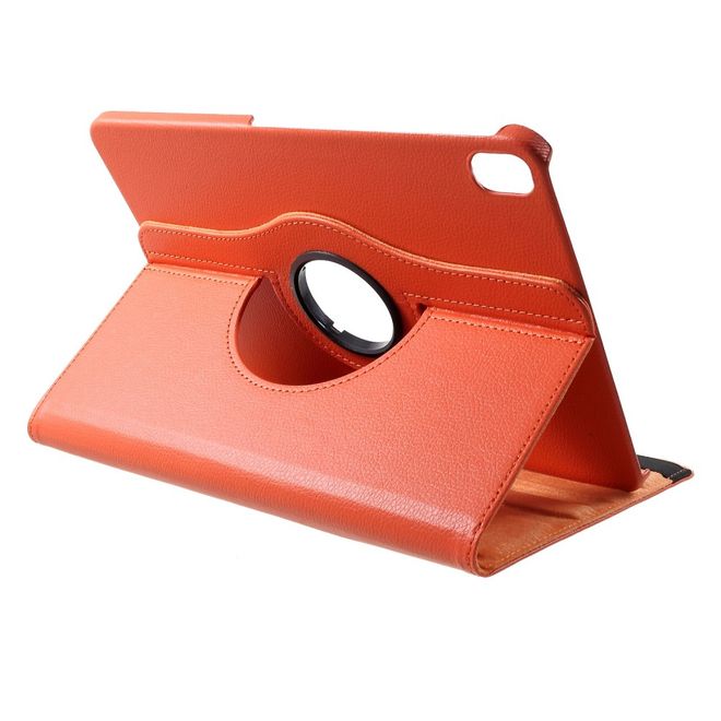 Étui pour iPad Pro 11 (2022 / 2021 / 2020) - Étui en cuir rotatif à 360° - Orange