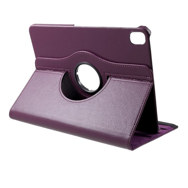iPad Pro 12.9 (2020) Case - 360° Rotating Leather Case - Purple