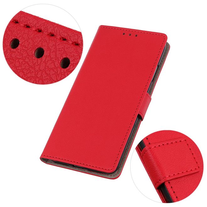 Huawei Honor 30 Handy Hülle - Classic III Leder Bookcover Series - rot