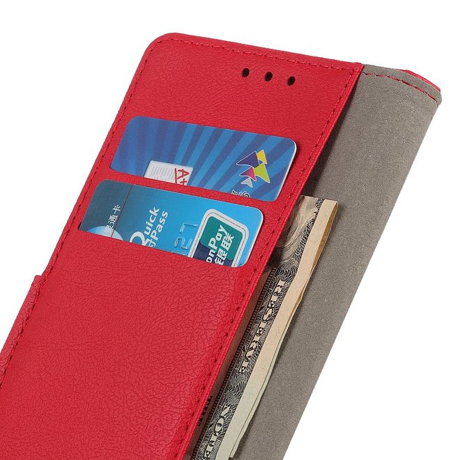 Huawei Honor 30 Handy Hülle - Classic III Leder Bookcover Series - rot