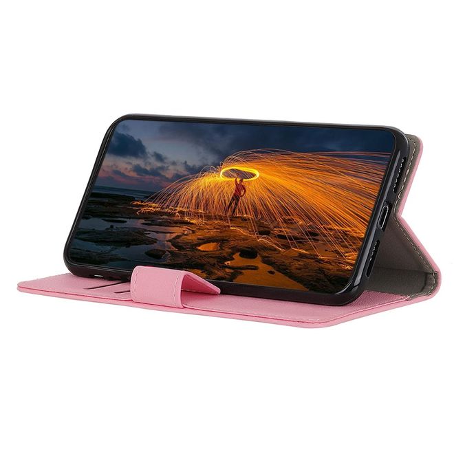 Huawei Honor 30 Handy Hülle - Classic III Leder Bookcover Series - pink