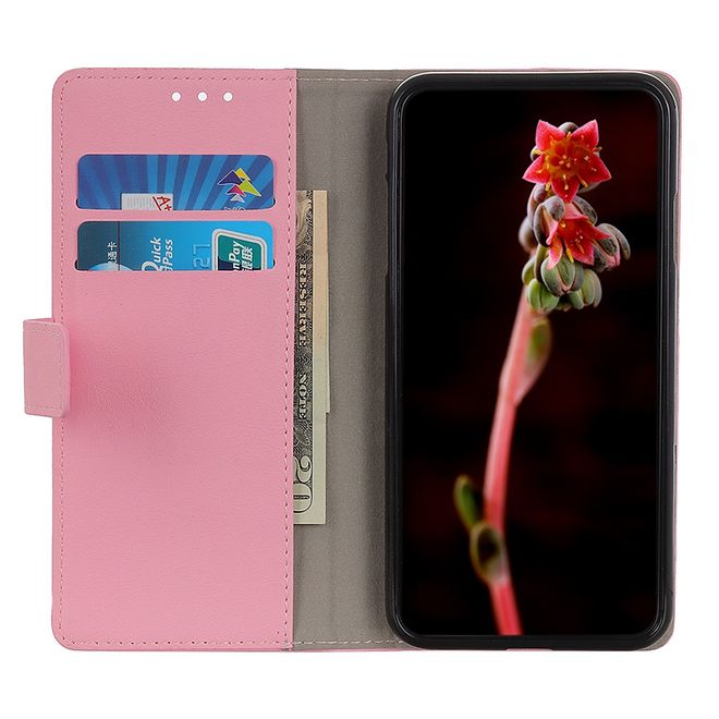 Huawei Honor 30 Handy Hülle - Classic III Leder Bookcover Series - pink