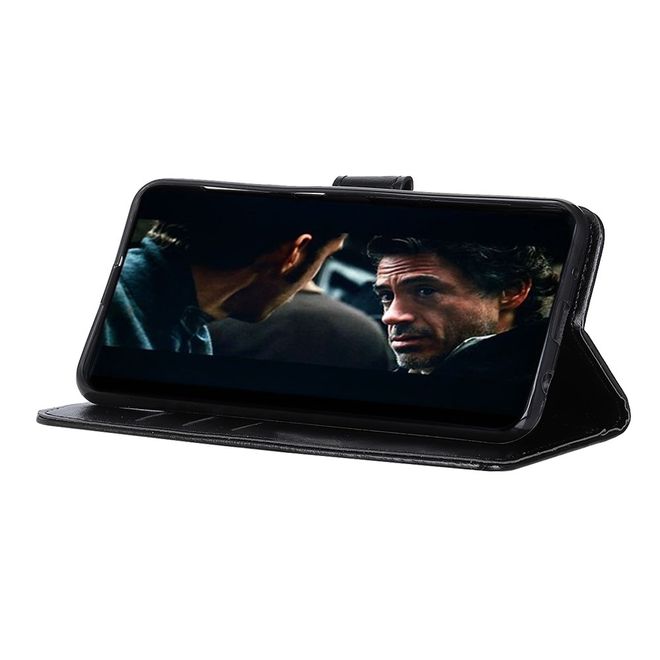 Huawei Honor 30 Handyhülle - Crazy Horse III Leder Series Case - schwarz