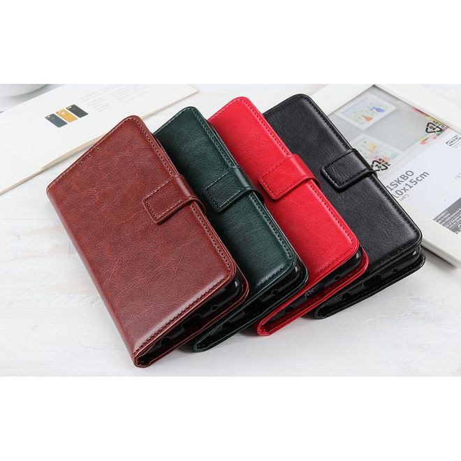 Huawei Honor 30 Handyhülle - Crazy Horse III Leder Series Case - schwarz