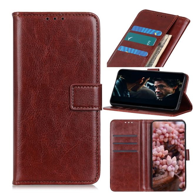 Huawei Honor 30 Handyhülle - Crazy Horse III Leder Series Case - braun