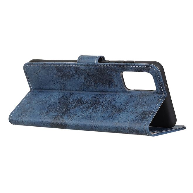 Huawei Honor 30 Phone Case - Vintage Leather Bookcover Series - Blue