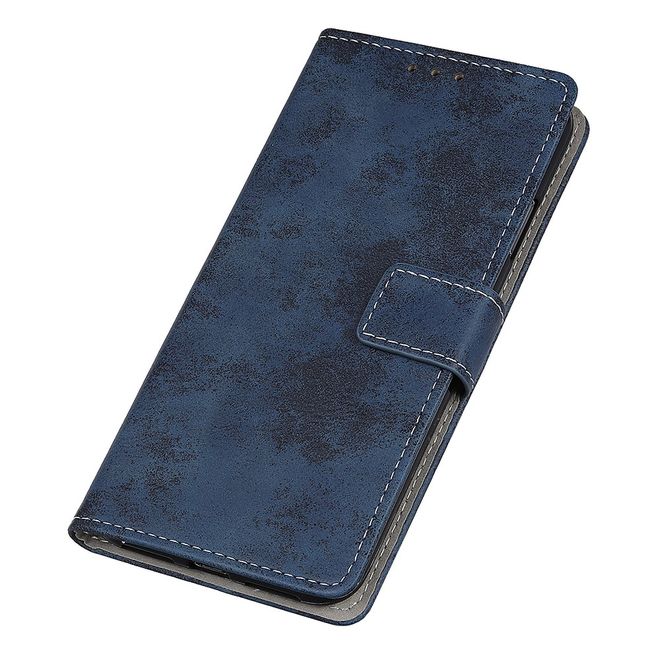 Huawei Honor 30 Phone Case - Vintage Leather Bookcover Series - Blue