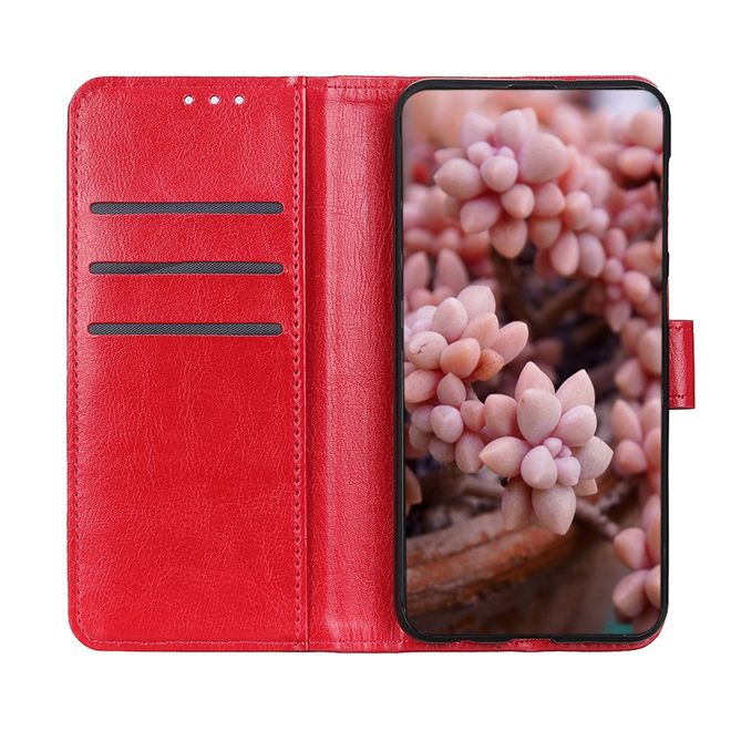 Huawei Honor 30 Pro / 30 Pro Plus Handyhülle - Crazy Horse III Leder Series Case - rot