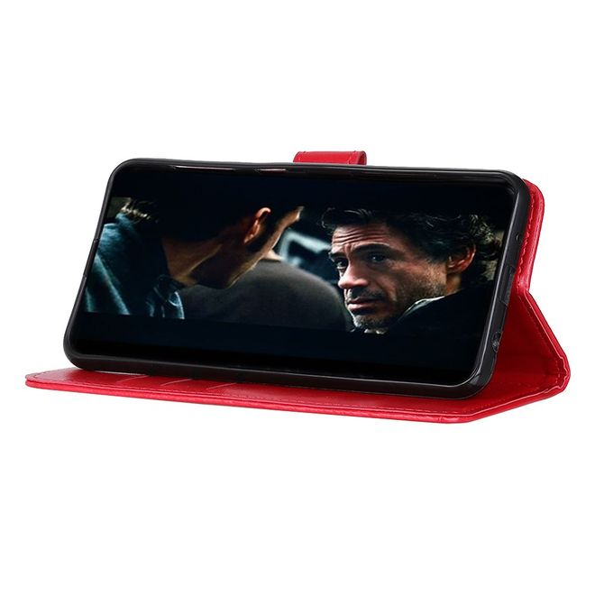 Huawei Honor 30 Pro / 30 Pro Plus Handyhülle - Crazy Horse III Leder Series Case - rot