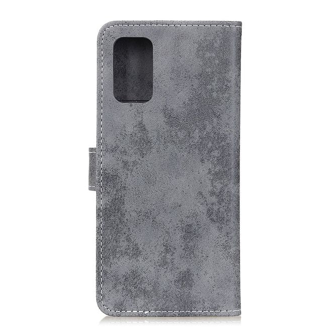 Huawei Honor 30 Pro / 30 Pro Plus Phone Case - Vintage Leather Bookcover Series - Grey