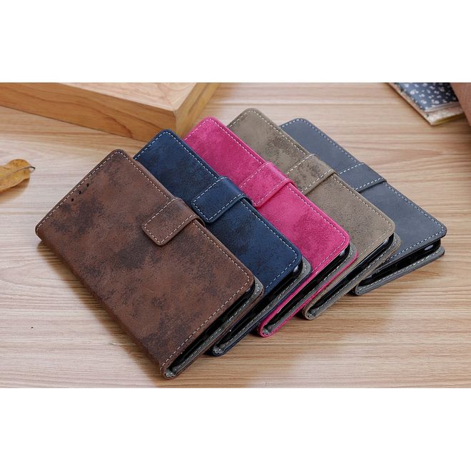 Huawei Honor 30 Pro / 30 Pro Plus Phone Case - Vintage Leather Bookcover Series - Grey