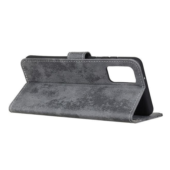 Huawei Honor 30 Pro / 30 Pro Plus Phone Case - Vintage Leather Bookcover Series - Grey