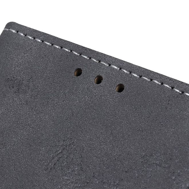 Huawei Honor 30 Pro / 30 Pro Plus Phone Case - Vintage Leather Bookcover Series - Grey