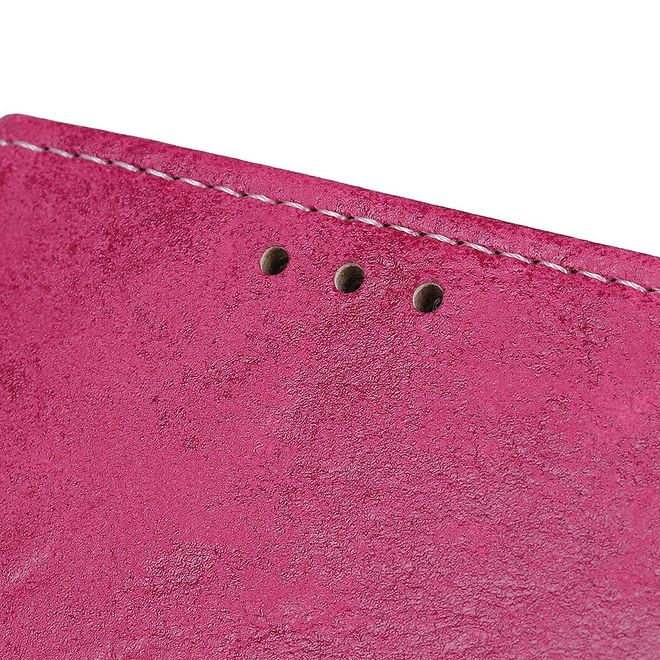 Huawei Honor 30 Pro / 30 Pro Plus Phone Case - Vintage Leather Bookcover Series - Pink