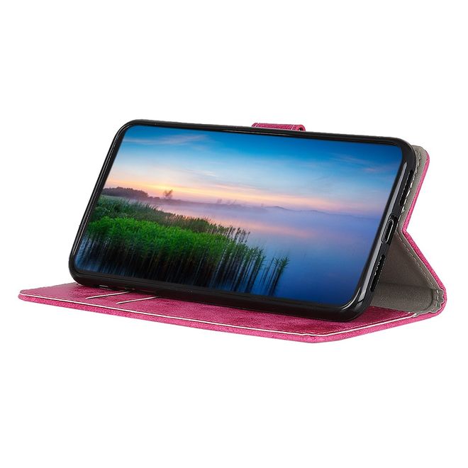 Huawei Honor 30 Pro / 30 Pro Plus Phone Case - Vintage Leather Bookcover Series - Pink