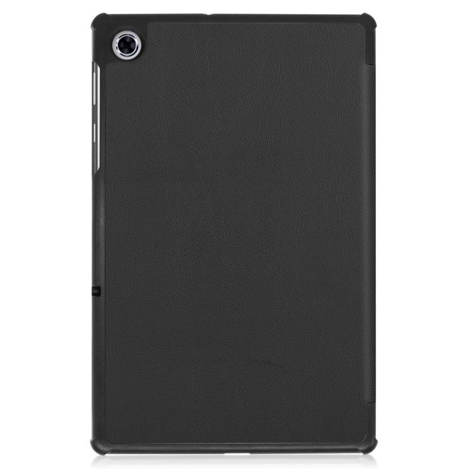 Étui pour Lenovo Tab M10 FHD Plus (2e génération) - Étui en cuir à trois volets - Noir