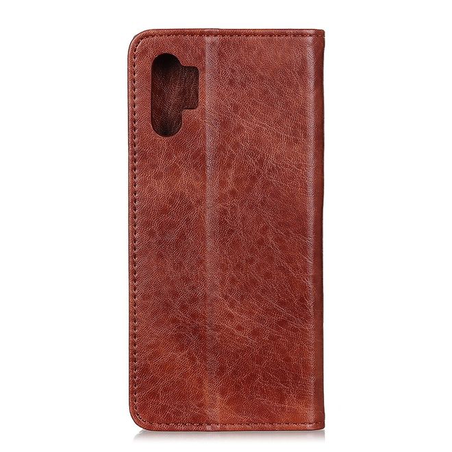 Oppo Realme XT Handy Hülle - Crazy Horse V Leder Bookcover Series - braun