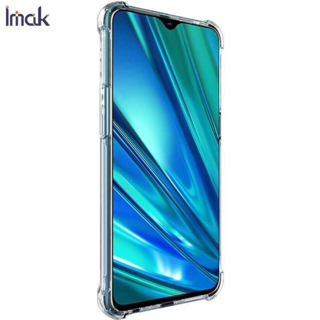 Imak - Oppo Realme 5 Pro Handyhülle - Case aus TPU Plastik - inklusive Schutzglas - transparent