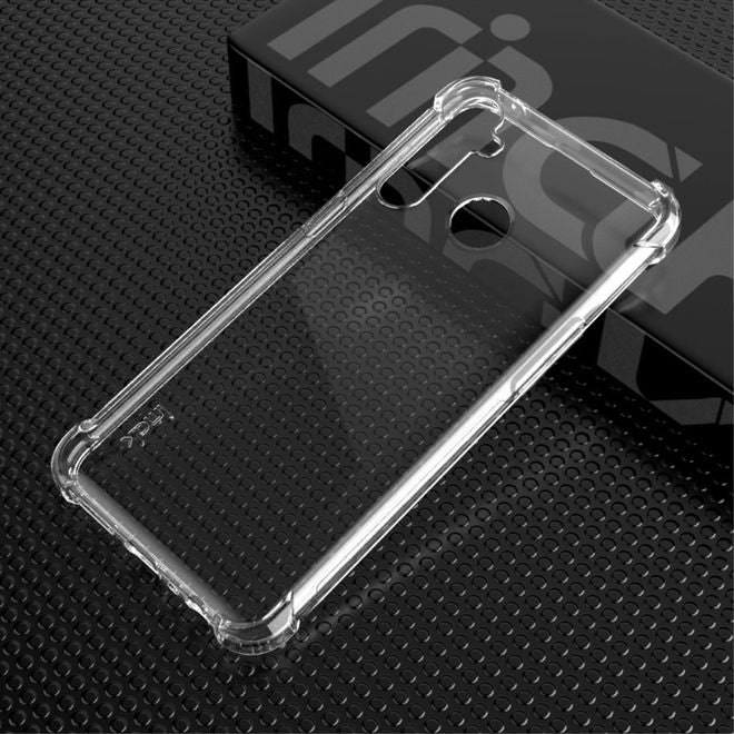 Imak - Oppo Realme 5 Pro Handyhülle - Case aus TPU Plastik - inklusive Schutzglas - transparent