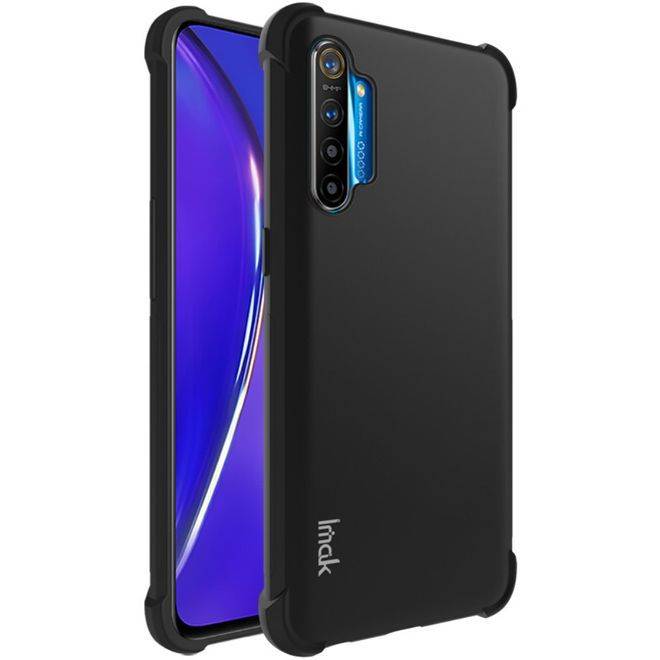 Imak - Oppo Realme XT / X2 Handyhülle - Case aus TPU Plastik - inklusive Schutzglas - schwarz