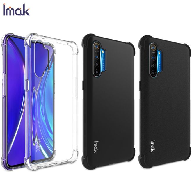 Imak - Oppo Realme XT / X2 Handyhülle - Case aus TPU Plastik - inklusive Schutzglas - schwarz