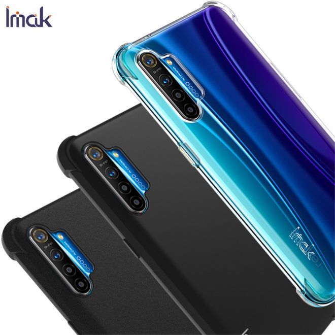 Imak - Oppo Realme XT / X2 Handyhülle - Case aus TPU Plastik - inklusive Schutzglas - schwarz