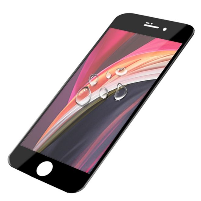 iPhone SE (2022) / SE (2020) / 8 / 7 2.5D Full Cover - Full Glue Displayschutz (0.33 mm) - schwarz