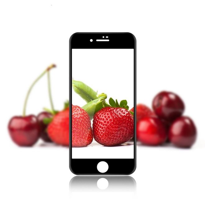 iPhone SE (2022) / SE (2020) / 8 / 7 Panzerglas 3D Full Screen - Full Glue Displayschutz (0.33 mm) - schwarz