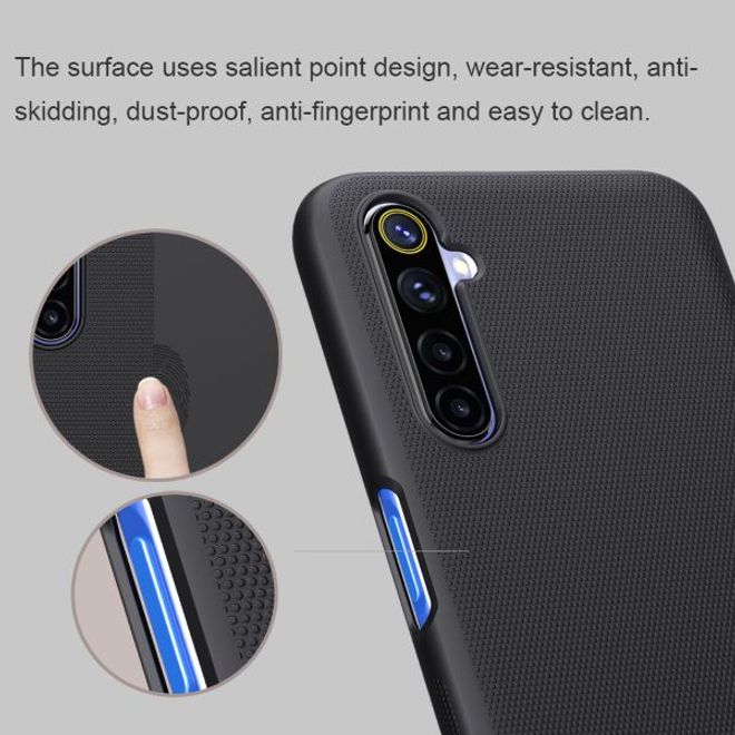 Nillkin - Oppo Realme 6 Hülle - Plastik Case - Super Frosted Shield Series - schwarz