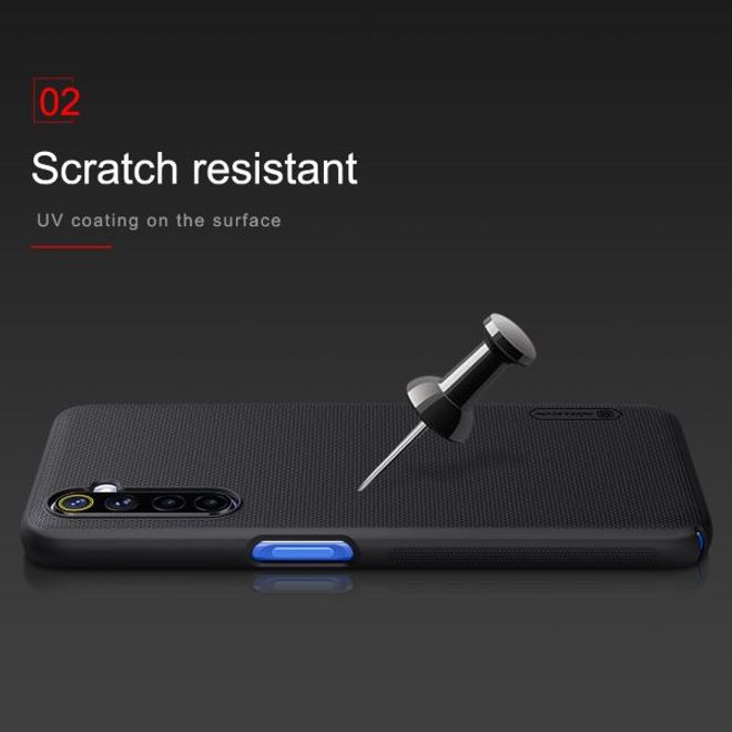 Nillkin - Oppo Realme 6 Hülle - Plastik Case - Super Frosted Shield Series - blau