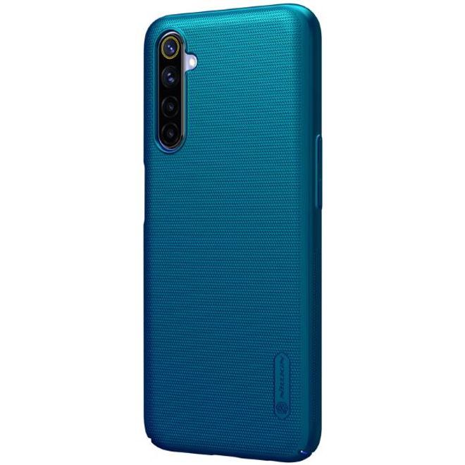 Nillkin - Oppo Realme 6 Hülle - Plastik Case - Super Frosted Shield Series - blau