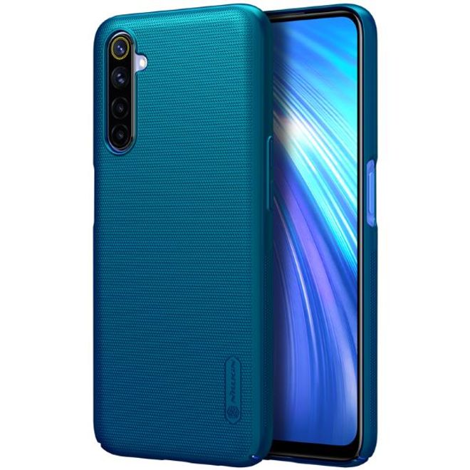 Nillkin - Oppo Realme 6 Hülle - Plastik Case - Super Frosted Shield Series - blau